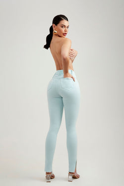 Calça Jeans Modeladora Skinny Aqua