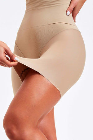 Shorts Modelador Cintura Perfeita Bege