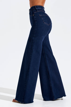 Luxury High-Rise Pantaloon Shaping Jeans