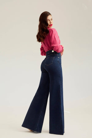 Luxury High-Rise Pantaloon Shaping Jeans