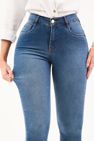 Calça Jeans Modeladora Inesquecível Boot Cut Cós Médio
