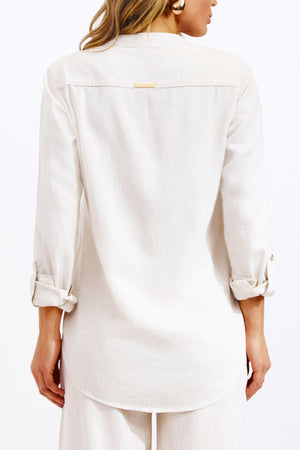 Camisa de Linho Térmico Dunas Areia