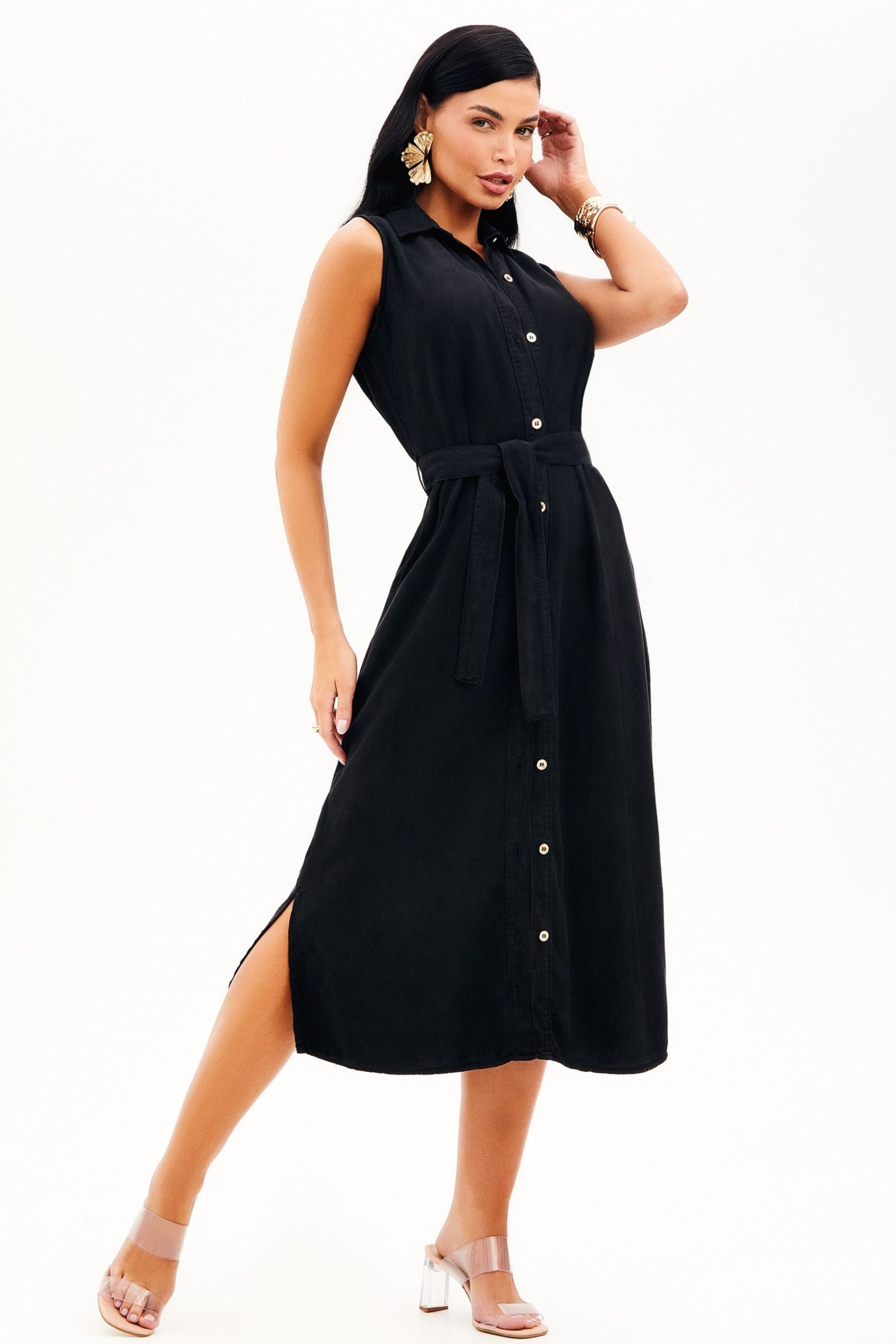 Chemise Térmica Sem Manga Preta Liocel – Modab