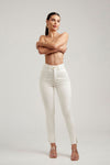 Calça Jeans Modeladora Skinny Off White