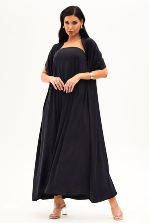 Vestido Premium Basic Tomara que Caia Preto