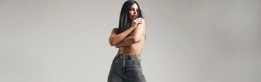 Qual tipo de corpo combina mais com a calça mom?