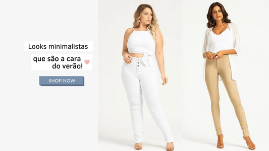 Looks minimalistas que são a cara do verão!