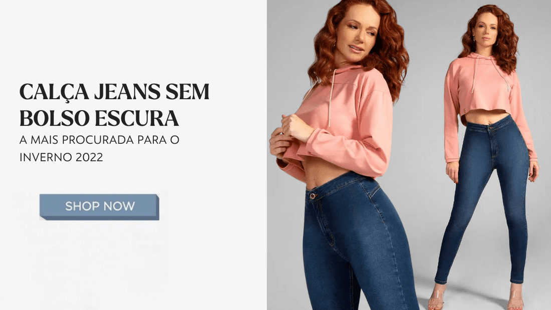 Calça Jeans Sem Bolso Escura: a mais procurada para o inverno 2022