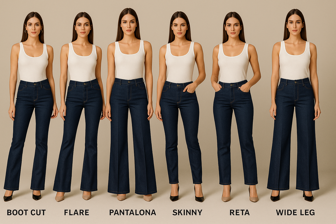 Guia Definitivo de Modelagens de Calças Jeans: Como Escolher o Jeans Ideal para o Seu Corpo