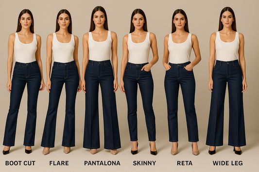 Guia Definitivo de Modelagens de Calças Jeans: Como Escolher o Jeans Ideal para o Seu Corpo