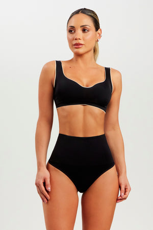 Calcinha Modeladora Fio Preta