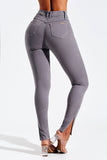 Calça Jeans Modeladora Skinny Cinza