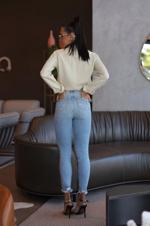 Calça Jeans Modeladora Basic Slim Skinny