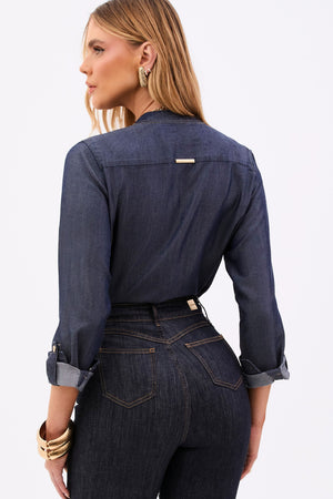 Camisa Térmica Clássica Liocel Azul