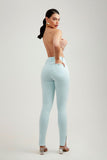 Calça Jeans Modeladora Skinny Aqua Cós Alto