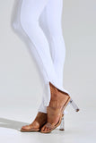 Calça Premium Curve Toda Dupla Skinny Branca