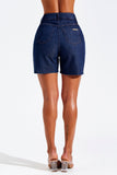 Shorts Jeans Ultra Modelador Curto Cós Super Alto
