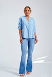 Camisa Azul Tecido Eco