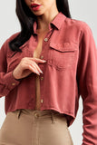 Camisa Cropped Térmica Red Cherry