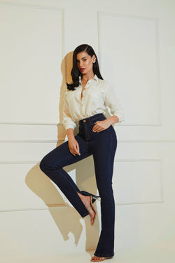 Calça Jeans Modeladora Luxury Boot Cut