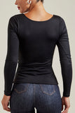 Blusa Premium Curve Manga Longa Preta