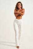 Calça Comfort Office Flare Off White