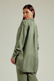 Camisa Térmica Oversized Verde Liocel