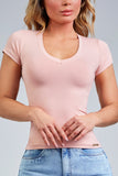 Camiseta Alta Elasticidade Premium Rosa