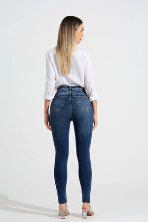 Calça Jeans Modeladora Essencial Skinny Cós Super Alto