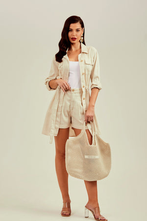 Capa Alfaiataria Dunas Areia