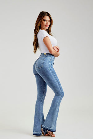 Calça Jeans Flare