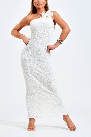 Vestido Perfect Stretch Longo Off White