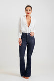 Calça Jeans Modeladora Fantástica Flare Cós Alto