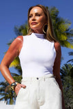 Body Premium Dupla Face Branco com Nude