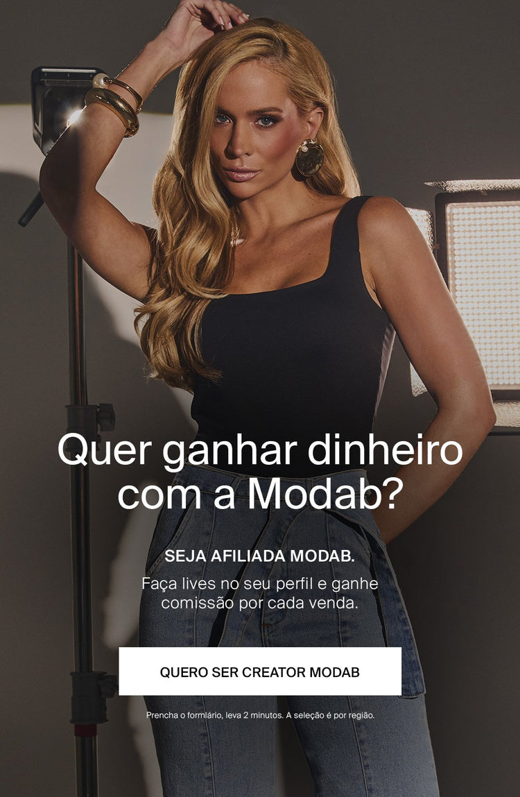 Quer ganhar dinheiro com a Modab? Seja afiliada Modab
