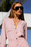 Camisa de Linho Térmico Dunas Rosa