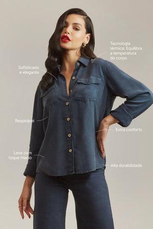 Camisa Térmica Azul Marinho Liocel