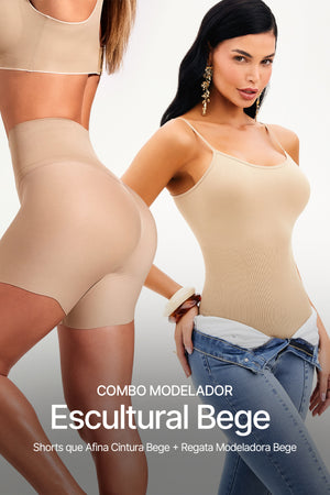 Combo Modelador Escultural Bege