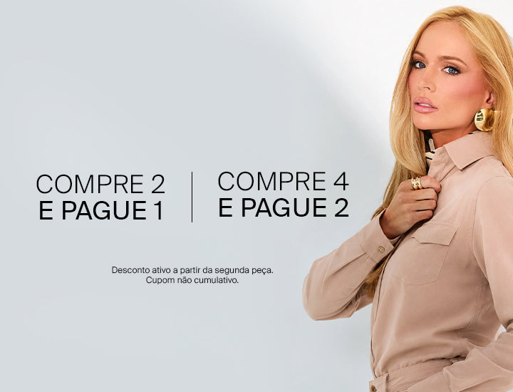 Compre 2 Camisas e Pague 1