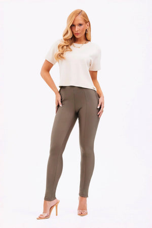 Calça Skinny Modeladora Glam Cós Alto Fendi QUE NÃO AMASSA