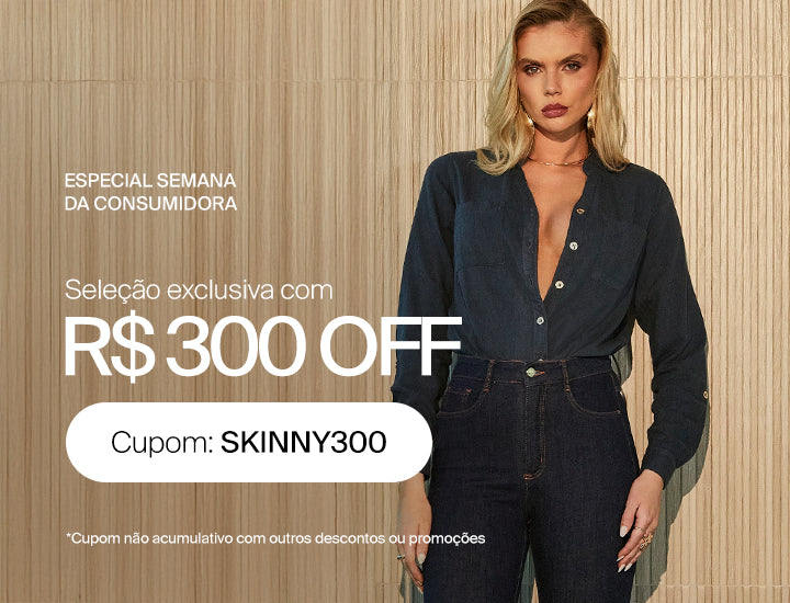 Jeans Skinny com Desconto