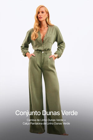 Conjunto Linho Dunas Verde
