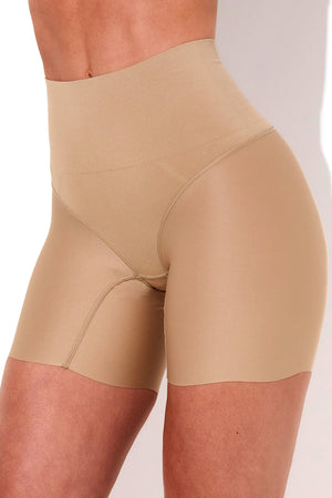 Short Modelador Que Afina Cintura Bege