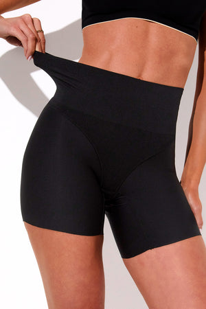 Short Modelador Que Afina Cintura Preto