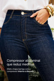 Calça Jeans Ultra Modeladora Flare Cós Alto
