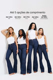 Calça Jeans Ultra Modeladora Flare Cós Alto