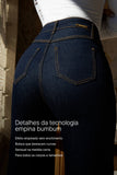 Calça Jeans Ultra Modeladora Pantalona Cós Super Alto