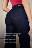 Calça Jeans Ultra Modeladora Wide Leg Cós Super Alto
