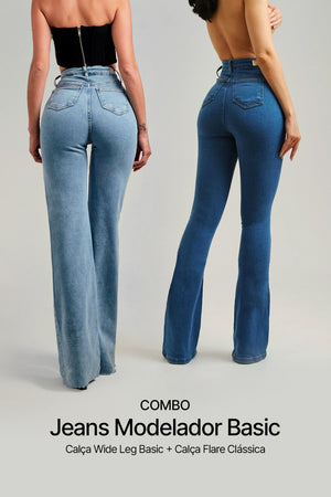 Combo Jeans Modelador Basic