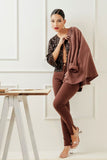 Calça Jeans Modeladora Skinny Coffee Cós Alto